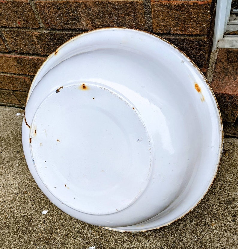 Enamelware Fruit Bowl Etsy