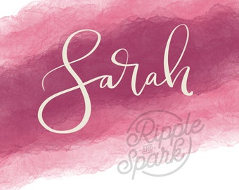 Sarah Name Art Etsy Sarah Name Art Etsy