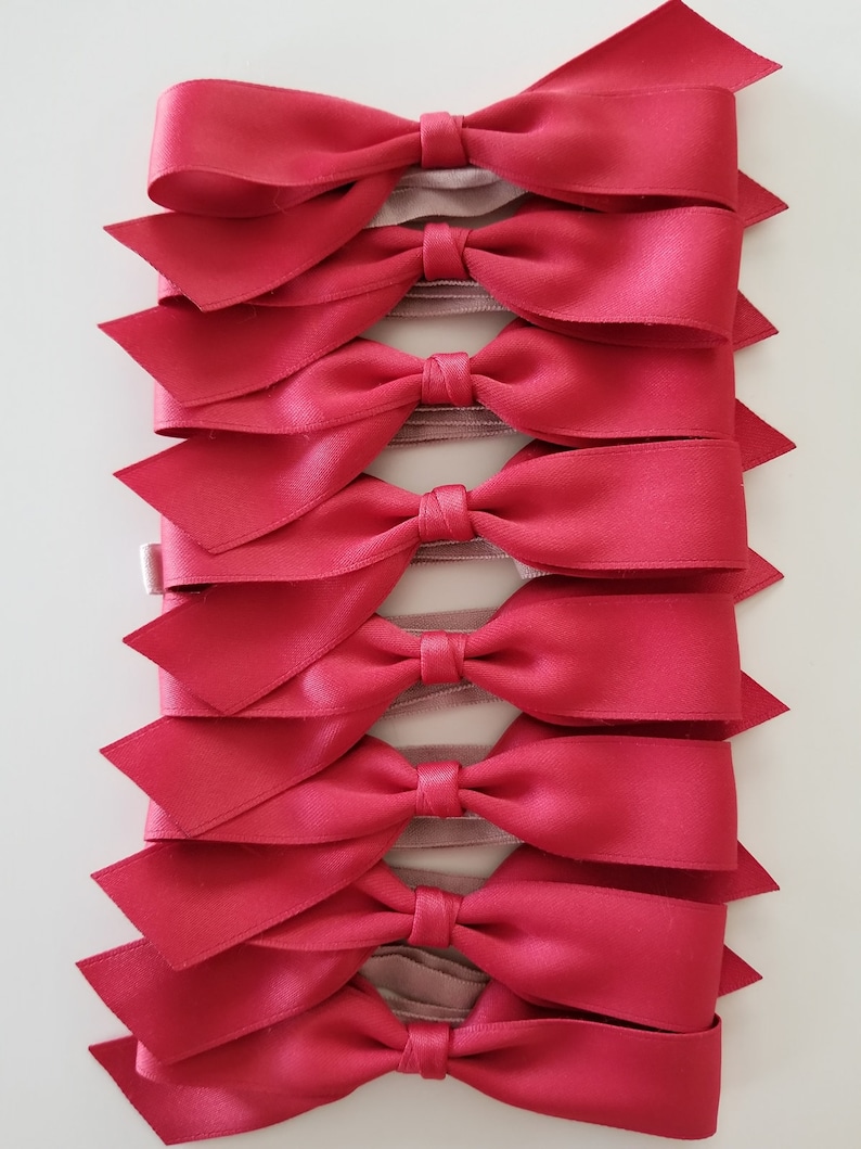 annapetitco style Evie BabyToddler Headband Matching Sister Headbands 4 Strawberry Red Bow