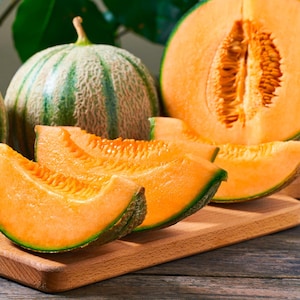 30 Sweet Honey Rock Cantaloupe Seeds, Melon Seeds