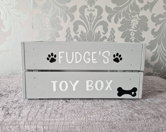 Dog Toy Box | Dog Cat Toy Box | Personalised Dog Toy Box | Cat Toy Box | Personalised Pet Toy Box | Dog Toy Storage | Personalised Pet Gifts