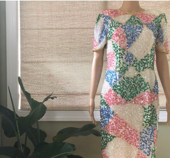 Beautiful Sequins Evening Dress