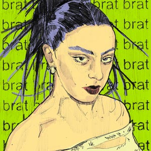 Charli Brat Print