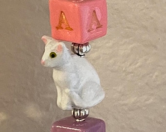 Custom made pet bead for Pet Memorial Windchime