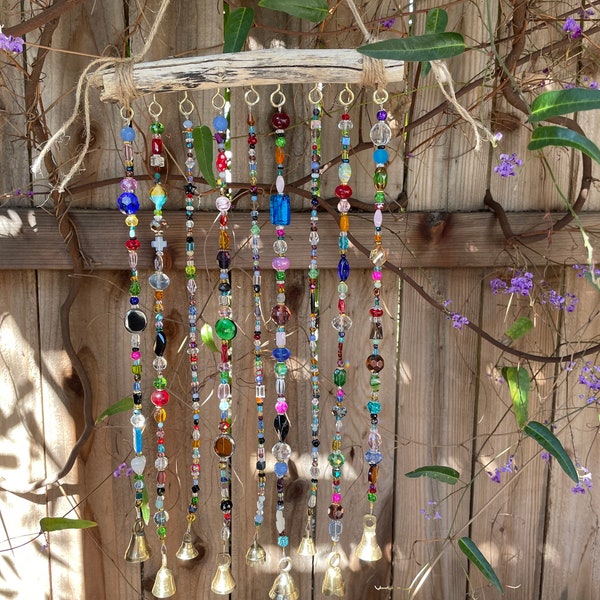 Glass Wind Chime Etsy