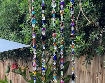 Charmed glass beaded Wind Chime/Suncatcher
