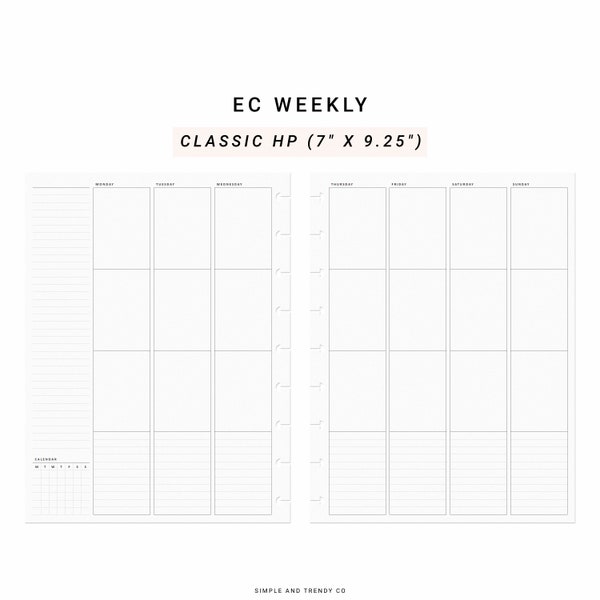 Happy Planner Weekly Stickers - Etsy