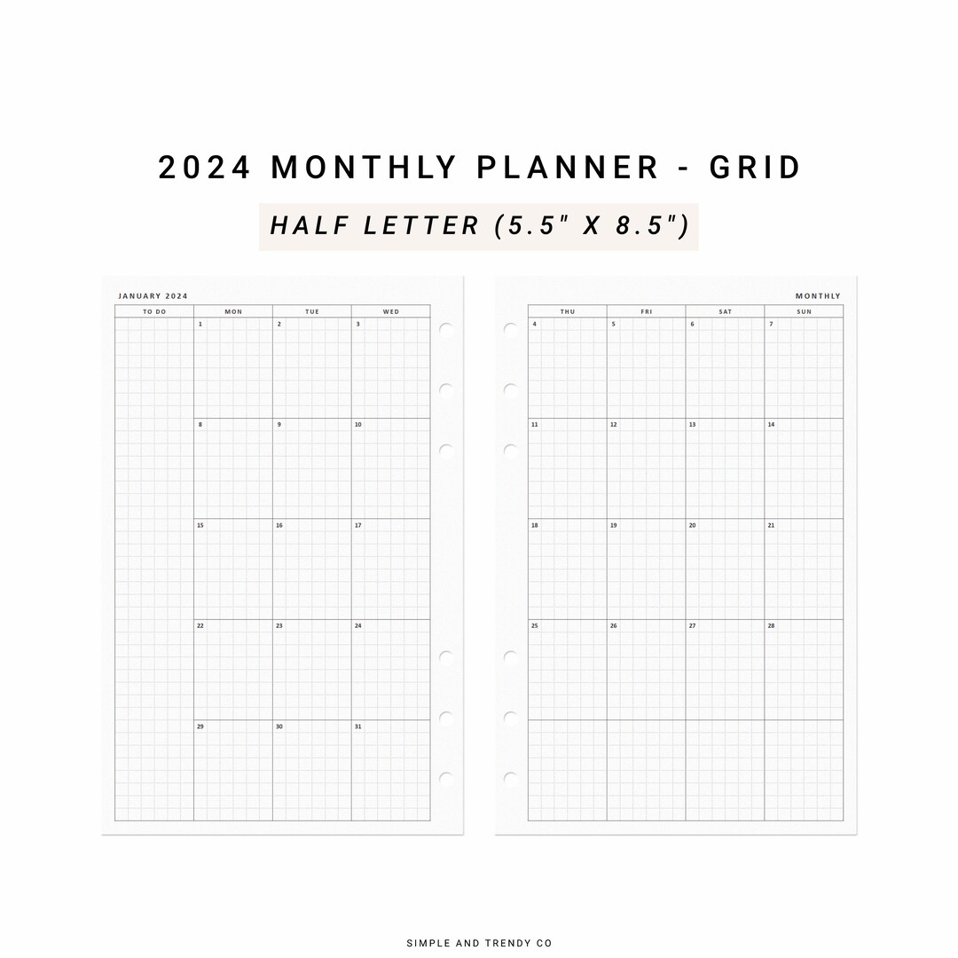 2024 Monthly Planner Minimalist Printable Half Size Half Letter 2024-monthly-planner-minimalist-printable-half-size-half-letter