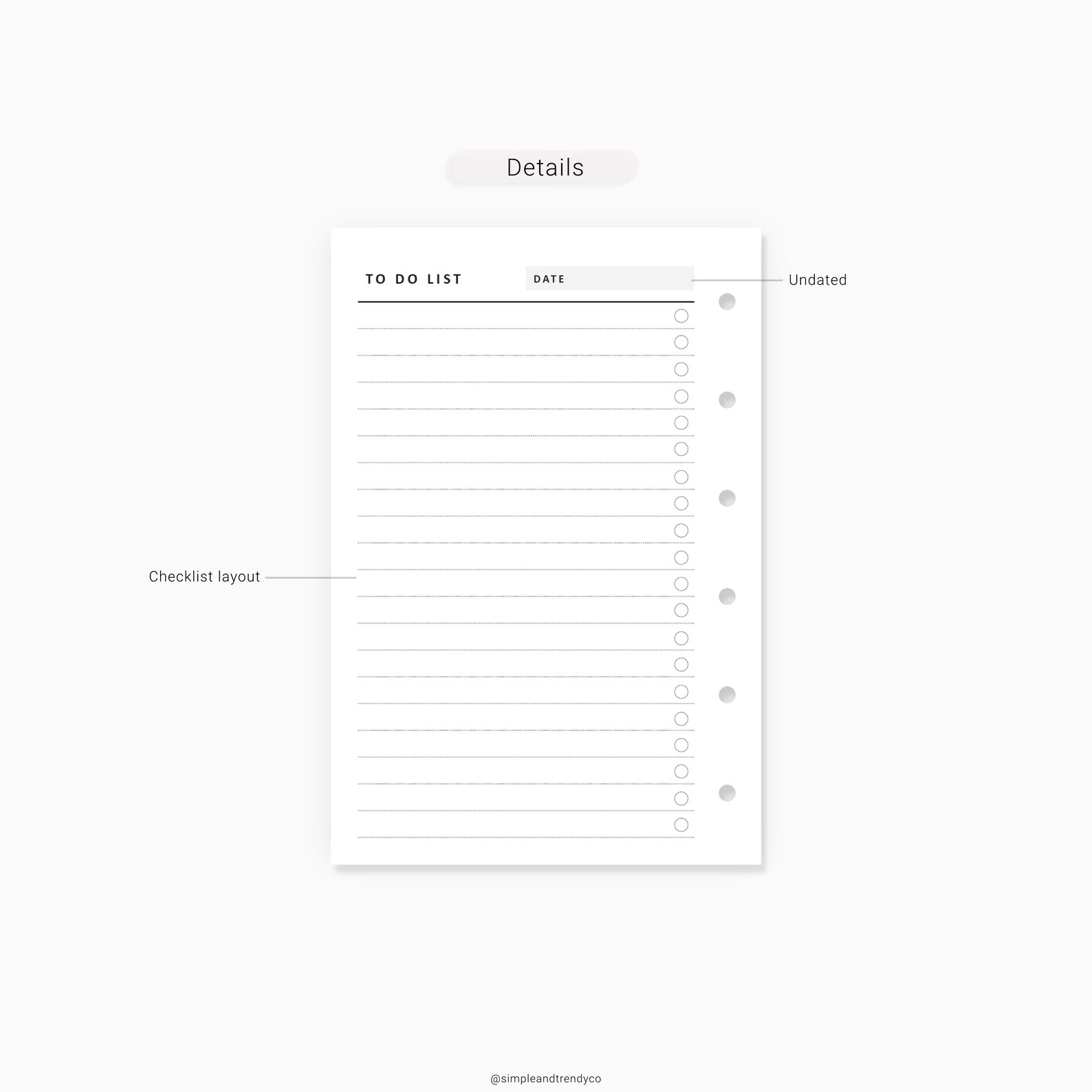 Printable to Do List Daily to Do List Pocket Size to Do | Etsy