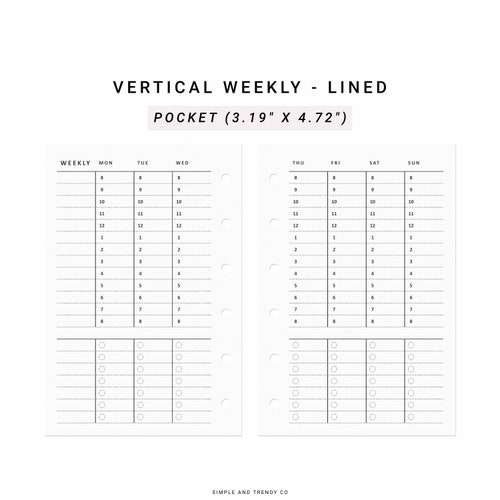 undated-weekly-planner-pocket-size-vertical-weekly-agenda-etsy