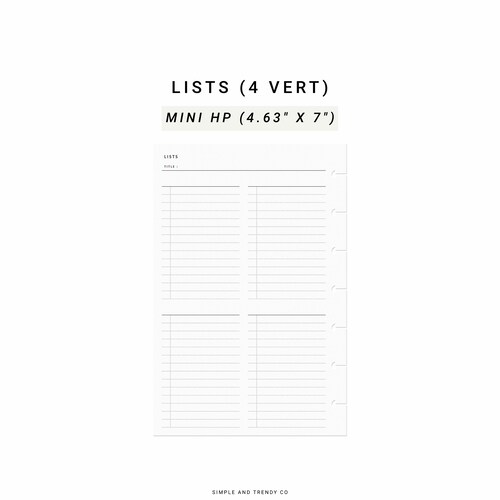 List Tracker Happy Planner Mini Grocery List Shopping List - Etsy
