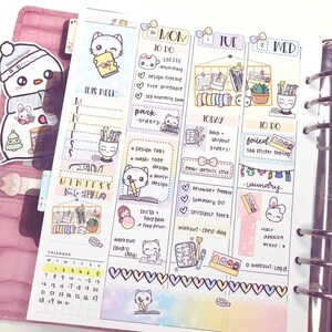 Weekly Planner Erin Condren Inserts Undated Printable A5 Wide - Etsy