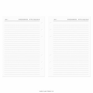 Printable Diary Pages, Travel Journal A6 Inserts, Writing Journal Blank ...