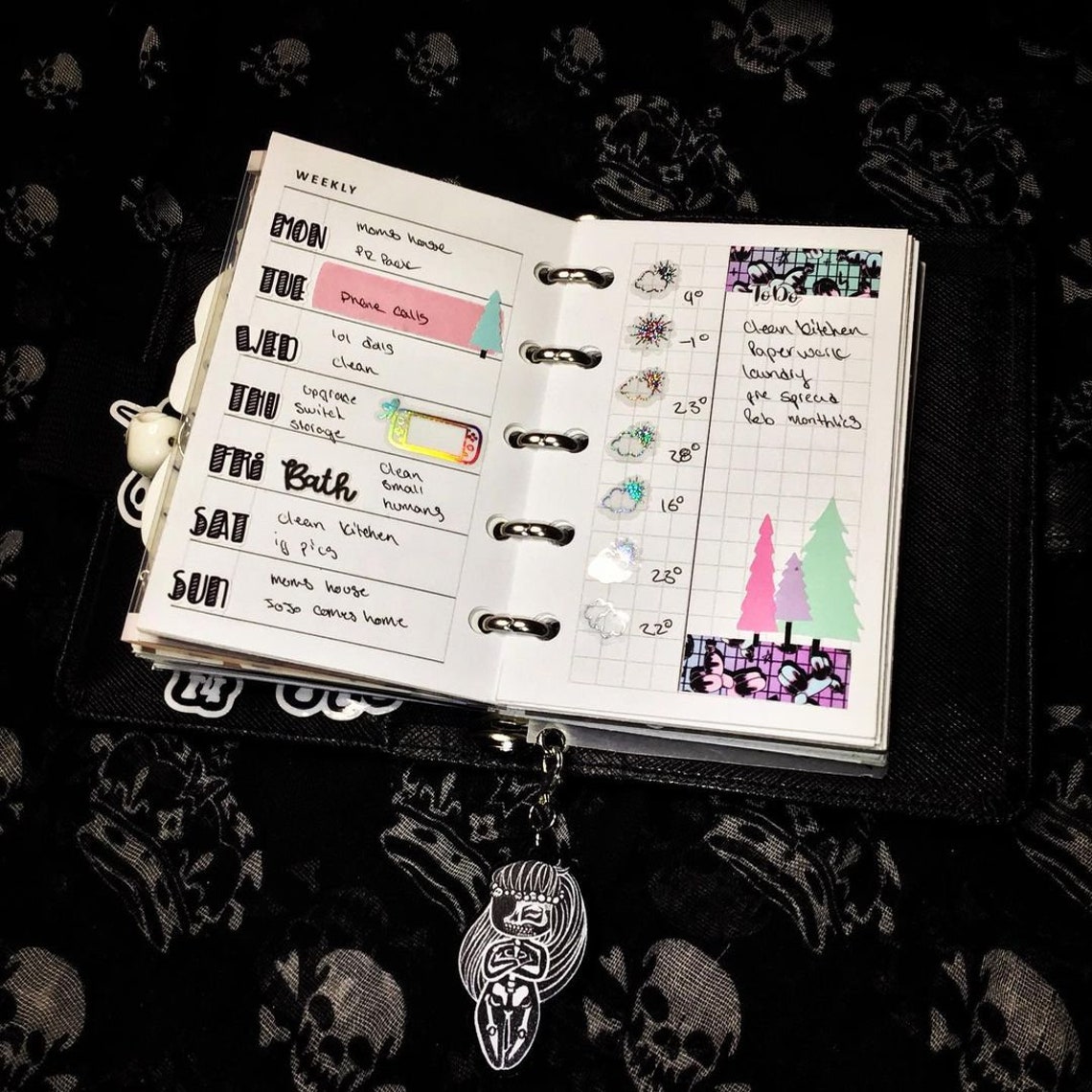 Undated Hobo Weeks Printable Mini Size Filofax Mini Weekly | Etsy
