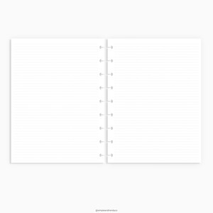 Dot Grid Lined Paper Happy Planner Classic Printable Writing | Etsy
