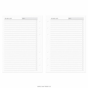 Printable to Do List, Daily to Do List A6 Inserts, to Do Organizer ...