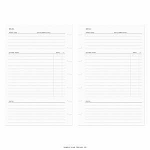 Goal Happy Planner Mini, Goal Setting, Goal Planner, Goal Tracker ...