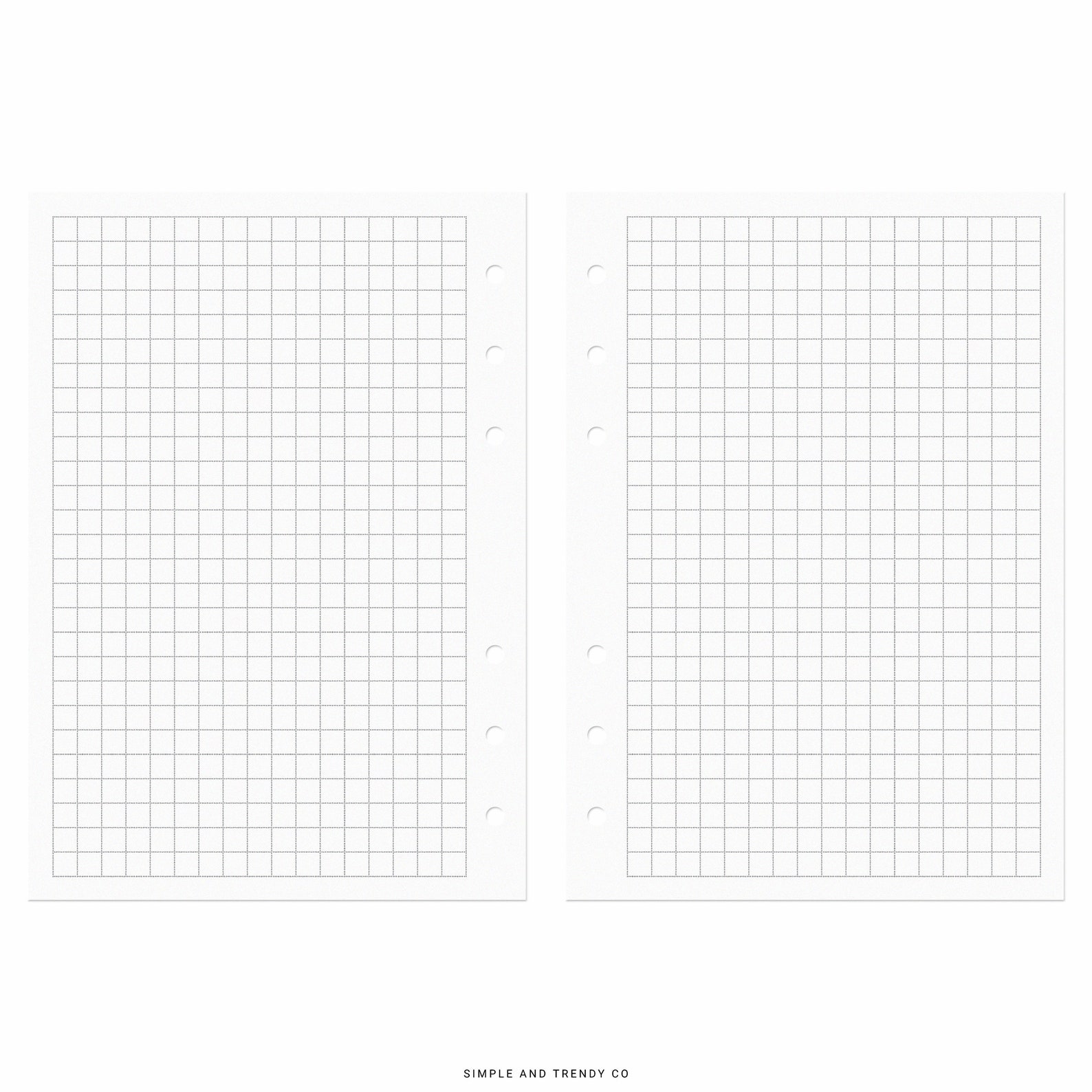 Dot Grid Lined Paper A6 Inserts Printable Writing Paper Blank - Etsy