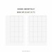 Hobonichi Monthly Planner Template Happy Planner Mini, Undated Planner ...