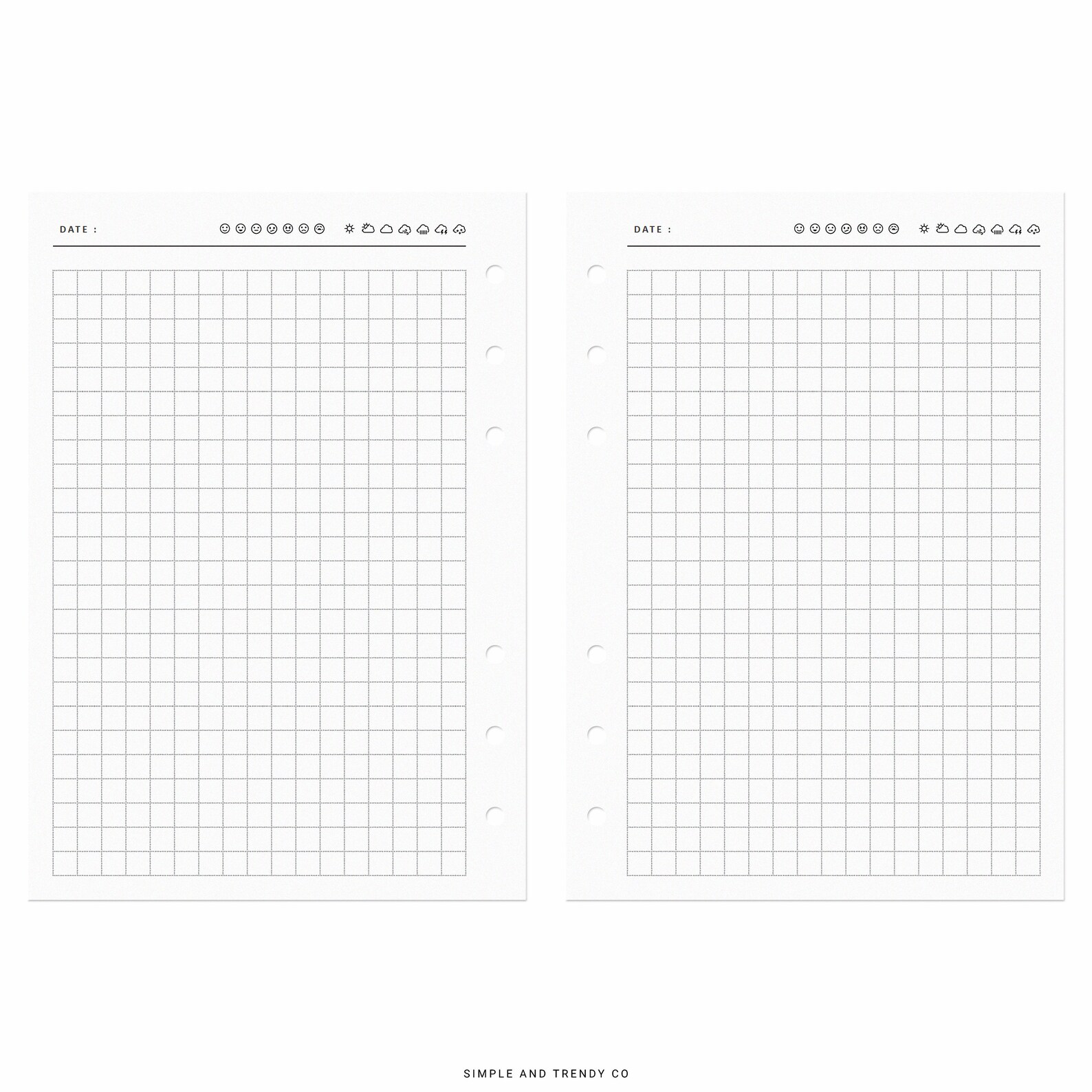 Printable Diary Pages Travel Journal A6 Inserts Writing - Etsy
