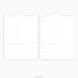 Project Planner Happy Planner Classic Printable Daily | Etsy