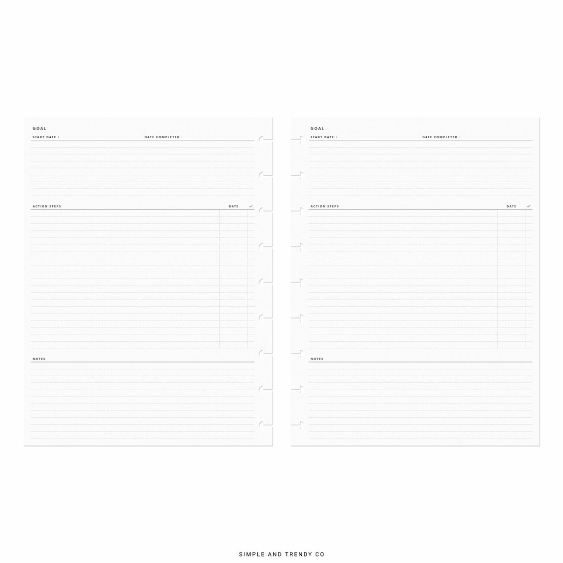 Goal Happy Planner Classic Goal Setting Goal Planner Goal - Etsy