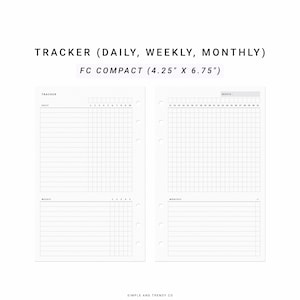 Puede incluir: Un planificador imprimible en blanco y negro para la planificación diaria, semanal y mensual. El planificador está diseñado para un tamaño compacto, que mide 10,8 cm por 17,1 cm. El planificador tiene un diseño de cuadrícula con columnas y filas numeradas.