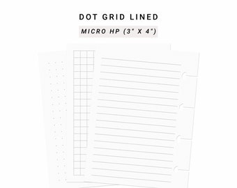 Month on One Page Horizontal Printable MO1P Happy Planner Mini - Etsy