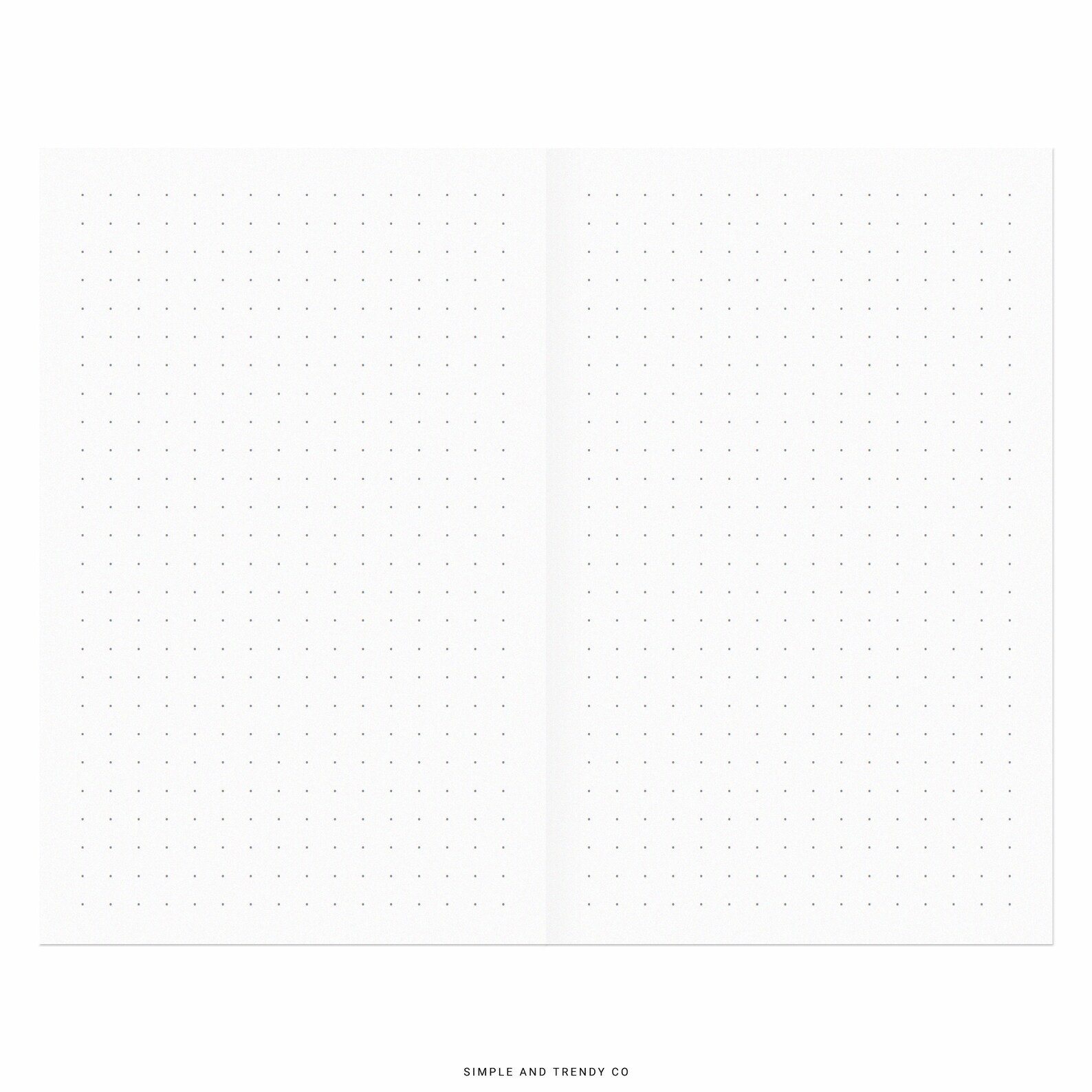 Dot Grid Lined Paper Pocket TN Printable Writing Paper Notes - Etsy