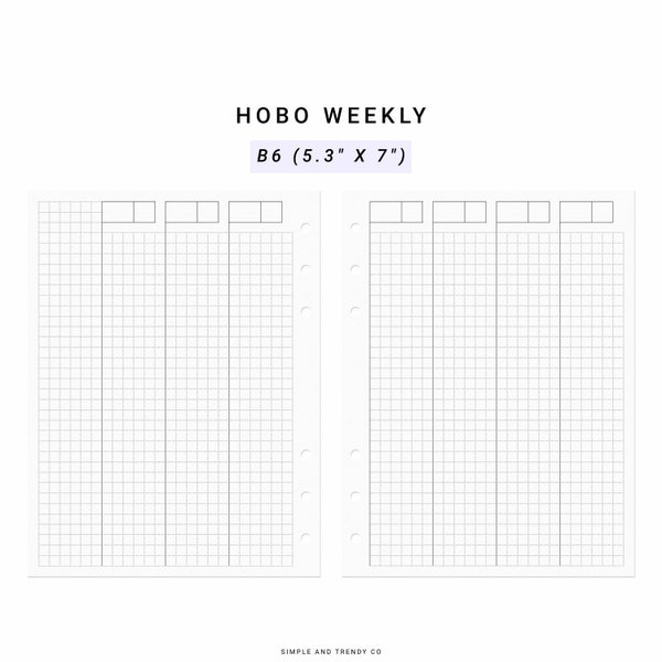 Hobonichi B6 Planner - Etsy