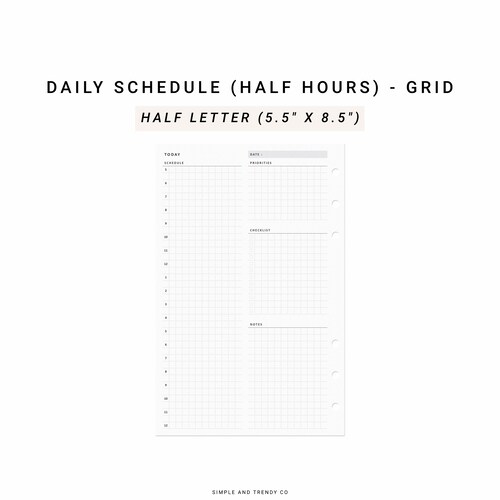 Budget Planner Printable Half Size Half Letter Inserts Etsy