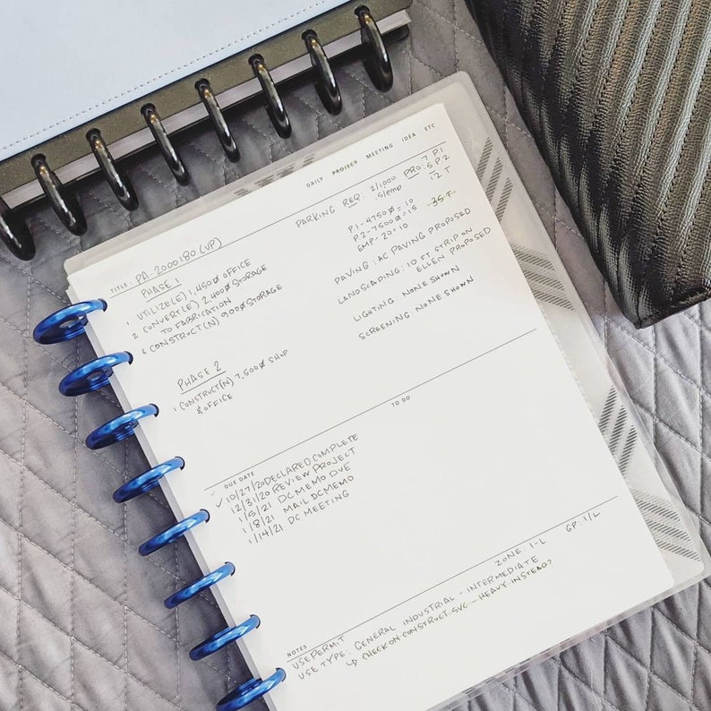 Project Planner Happy Planner Classic Printable Daily - Etsy