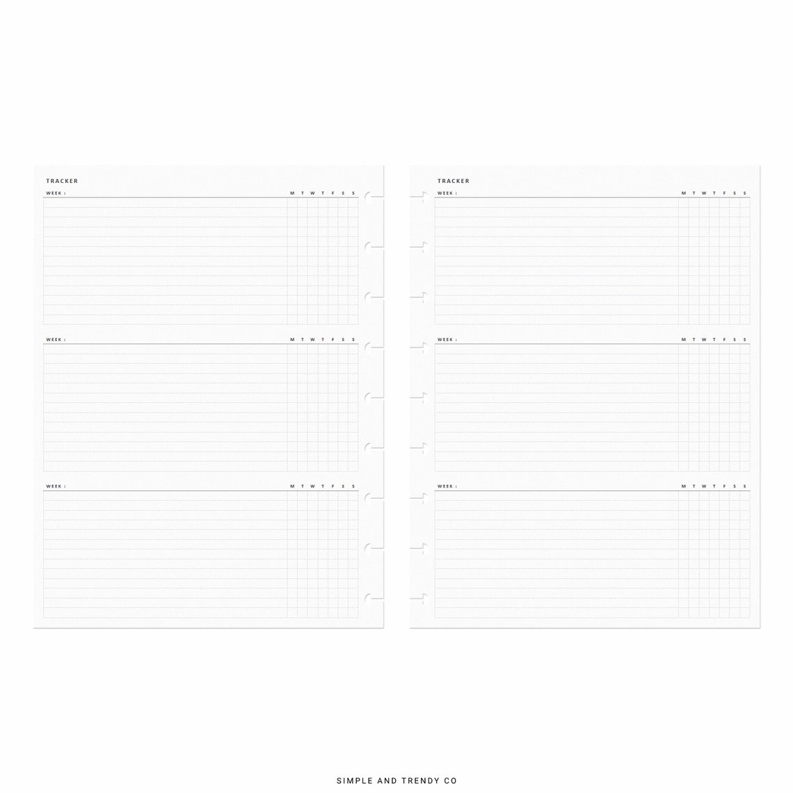 Habit Tracker Printable Happy Planner Classic Habit Tracking - Etsy