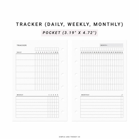 Cleaning Schedule Pocket size, Cleaning List Printable Planner, Daily Weekly Monthly House Cleaning Tracker Checklist Template