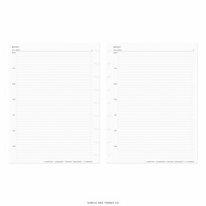 Weekly Planner Printable Happy Planner Classic, Weekly Agenda Weekly ...
