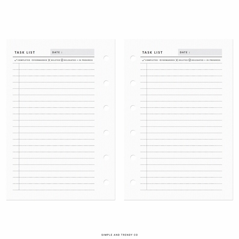 Printable to Do List Pocket Size Daily to Do List Printable - Etsy