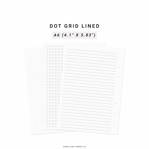 Notes Paper A6 Size Printable Writing Paper Lined Notes - Etsy