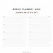 Weekly Planner Printable Happy Planner Classicweekly Schedule - Etsy