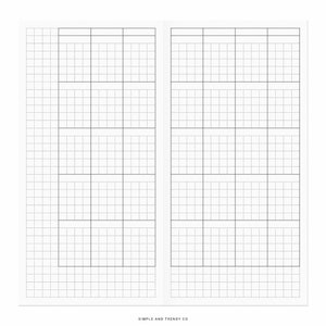 Hobonichi Monthly Planner Template Hobonichi Weeks TN, Undated Planner ...