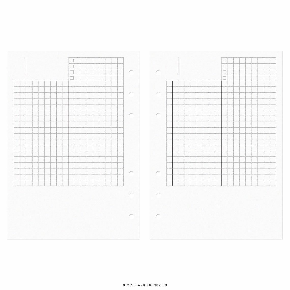 Hobonichi Daily Planner Printable A6 Inserts Daily Inserts - Etsy