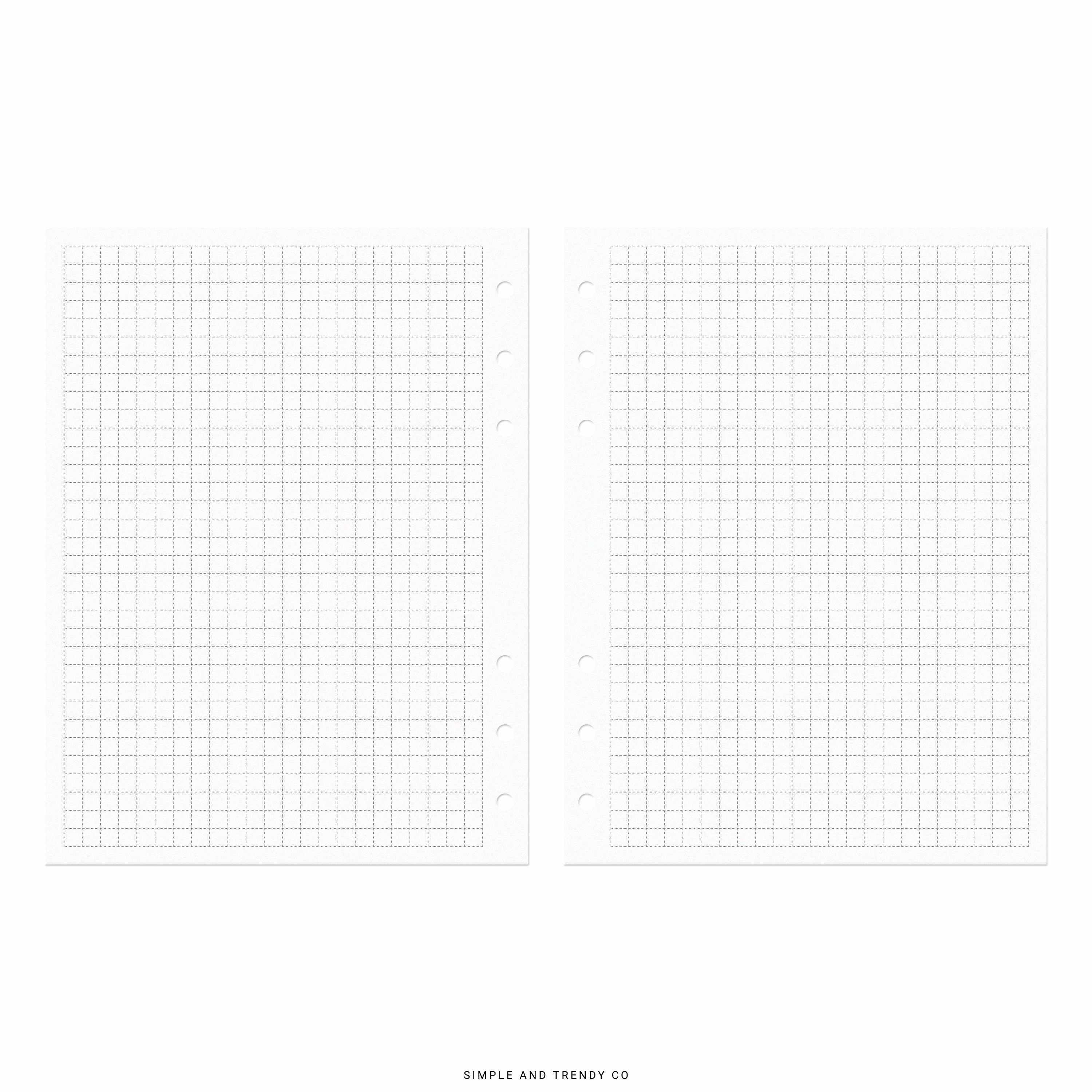 B6 Rings Dot Grid Lined Paper B6 Inserts B6 Size Printable - Etsy