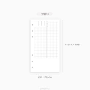 Hobonichi Daily Planner Printable Personal Planner Inserts - Etsy