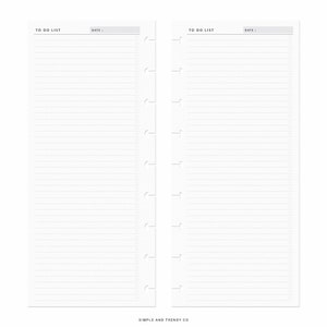 Printable to Do List, Daily to Do List Skinny Classic Happynichi ...