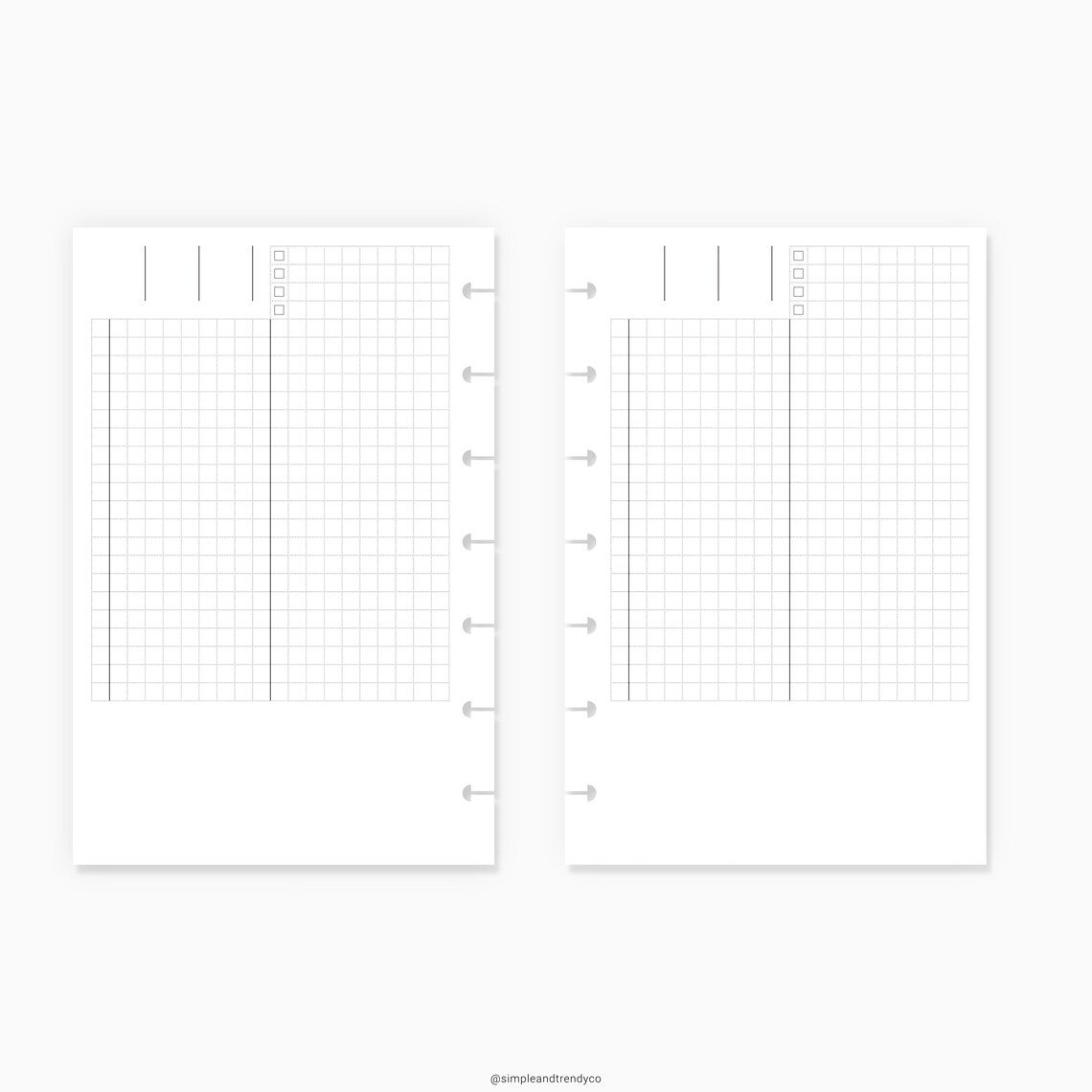 Hobonichi Daily Planner Printable Happy Planner Mini Daily | Etsy