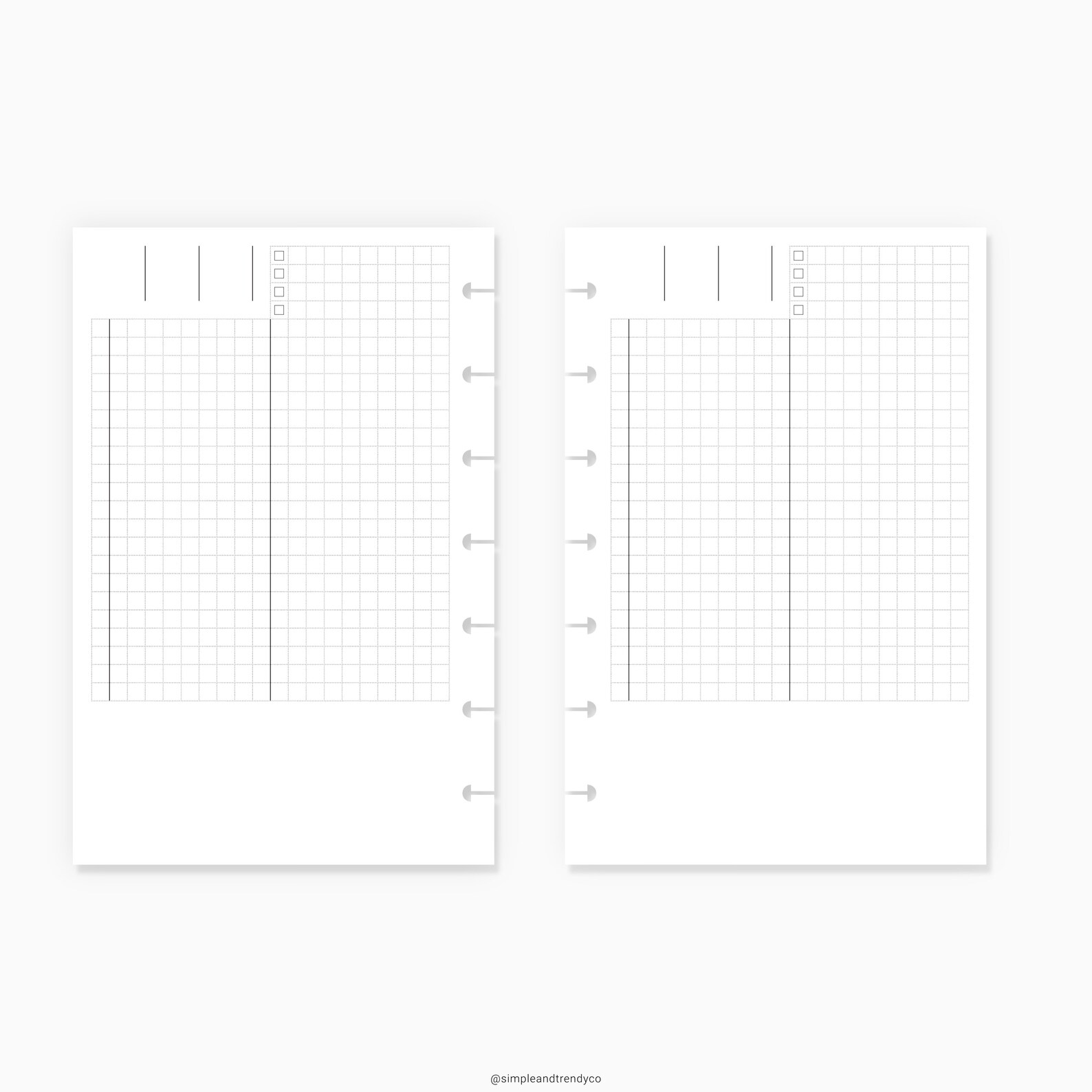 Hobonichi Daily Planner Printable Happy Planner Mini Daily | Etsy
