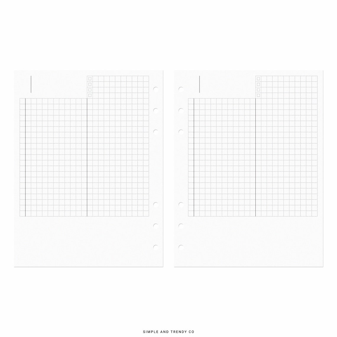 Hobonichi Daily Planner Printable B6 Inserts Daily Inserts - Etsy