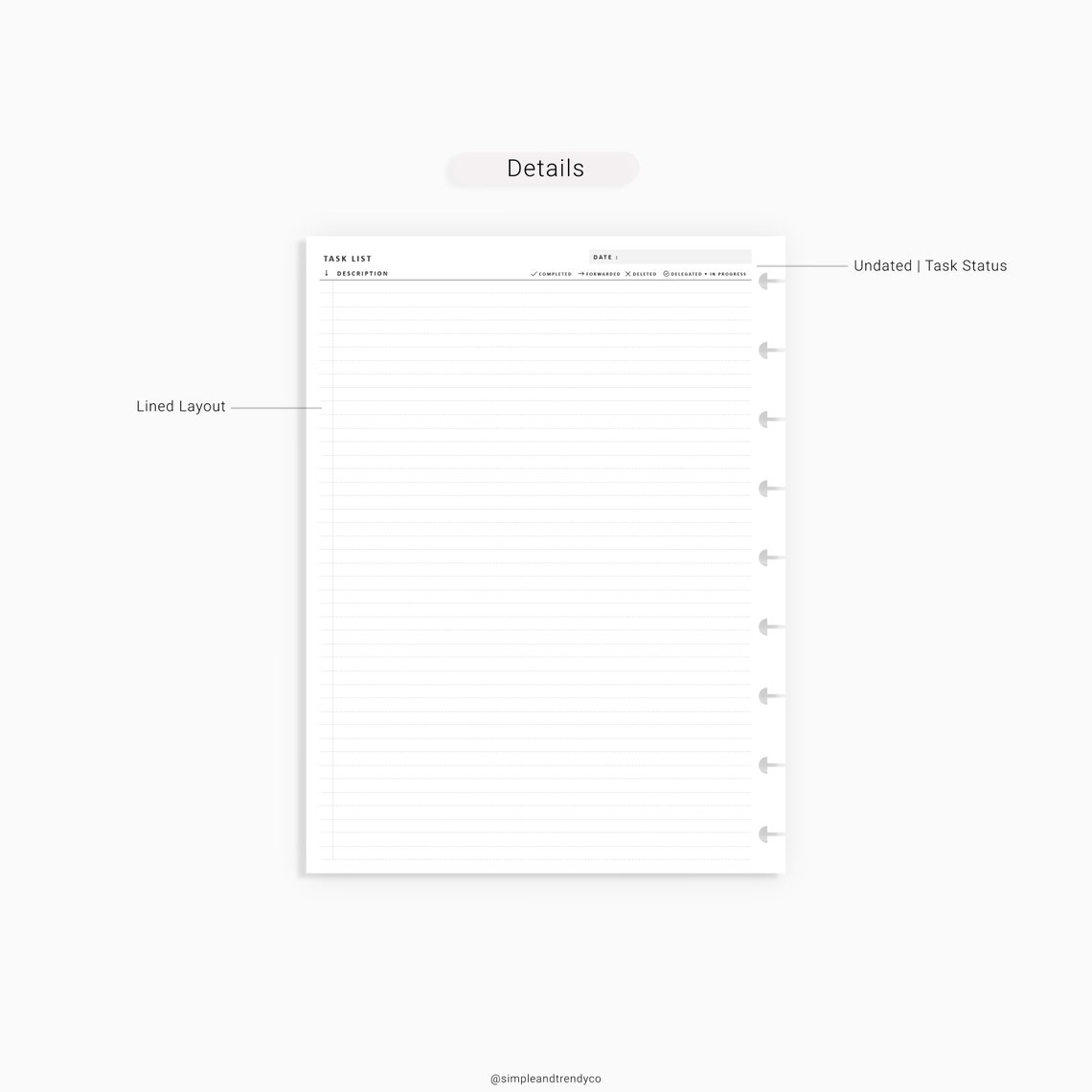 Printable to Do List Happy Planner Classic Daily to Do List | Etsy