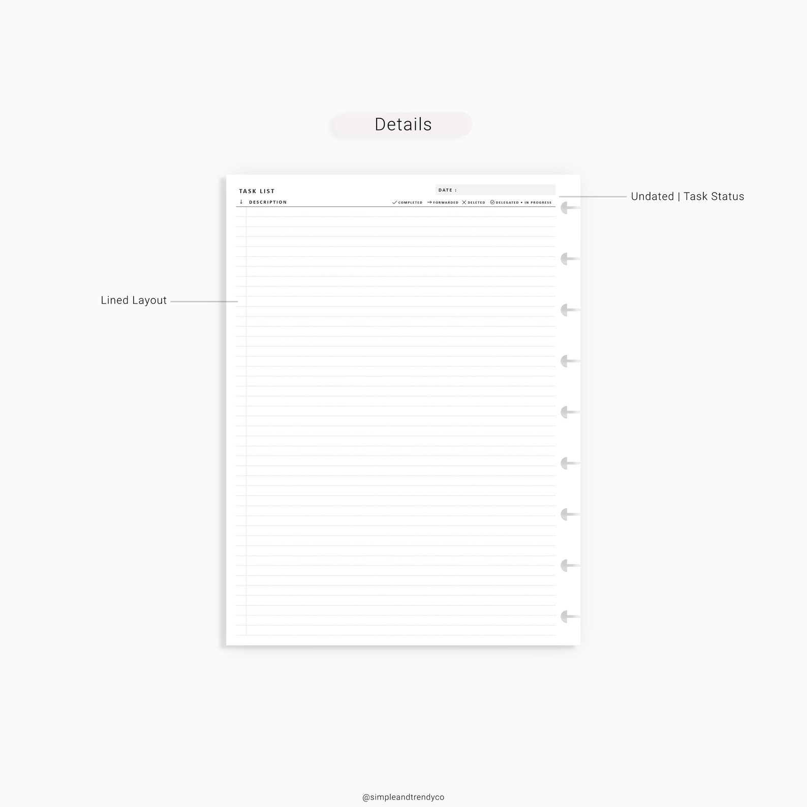 Printable to Do List Happy Planner Classic Daily to Do List | Etsy