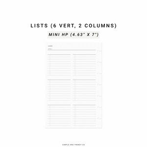 List Tracker Happy Planner Mini Grocery List Shopping List - Etsy