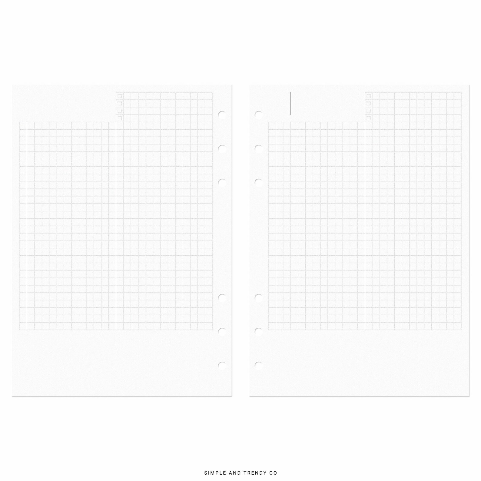 Hobonichi Daily Planner Template A5 Planner Inserts A5 Daily - Etsy